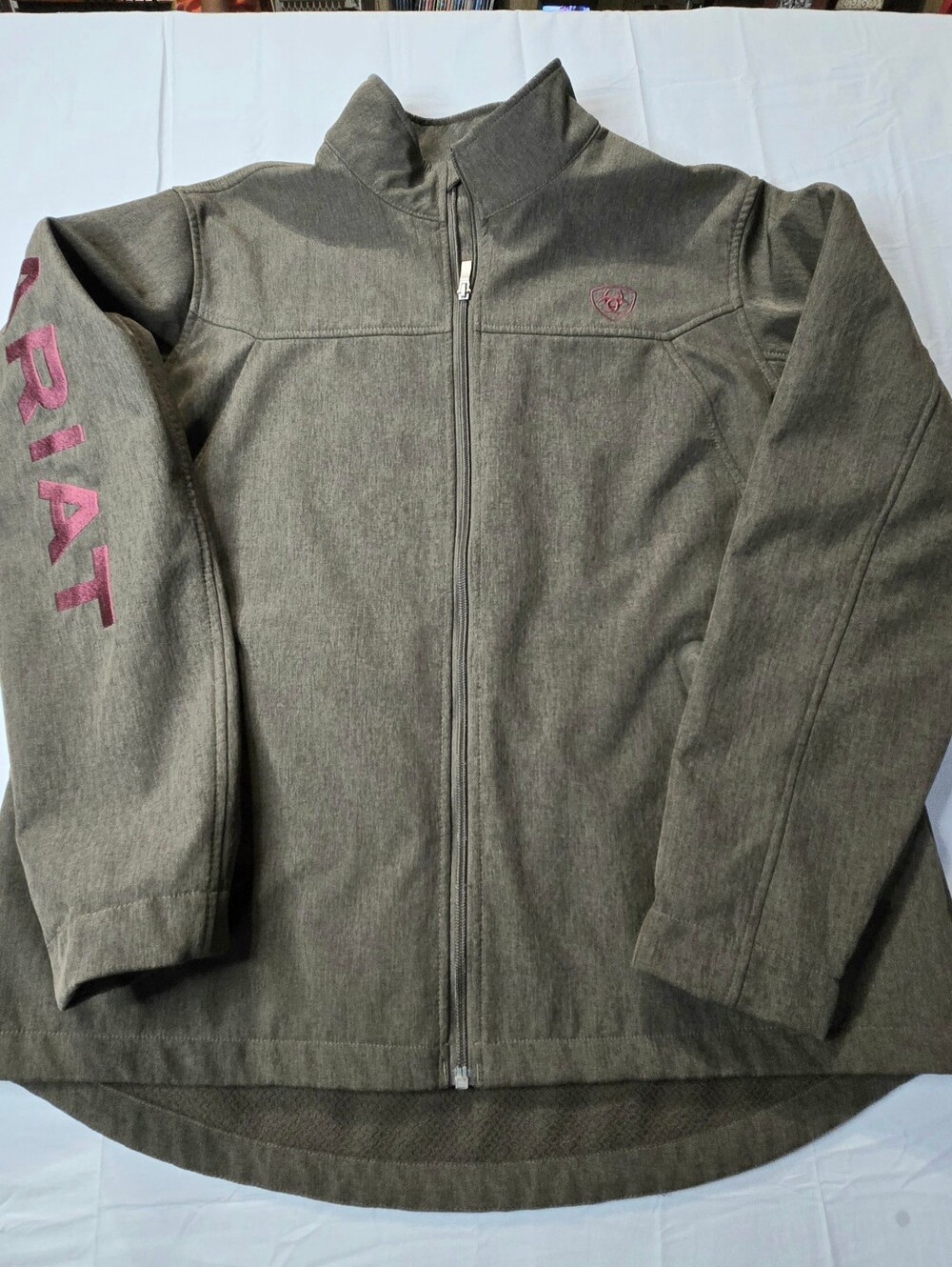 Ariat XXL New Team Softshell Jacket Olive Equestrian Western